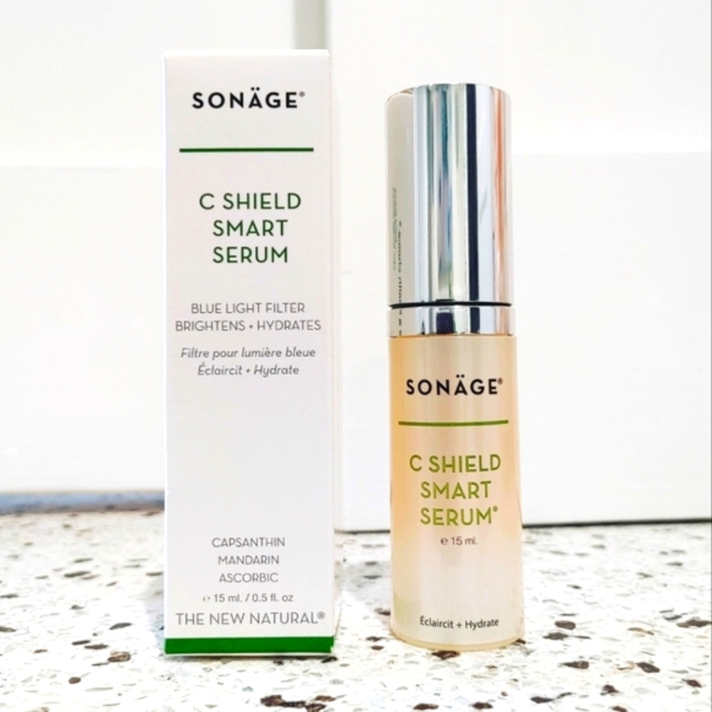 Sonage C Shield Smart Serum Blue Light Filter Brightens & Hydrates 15ml